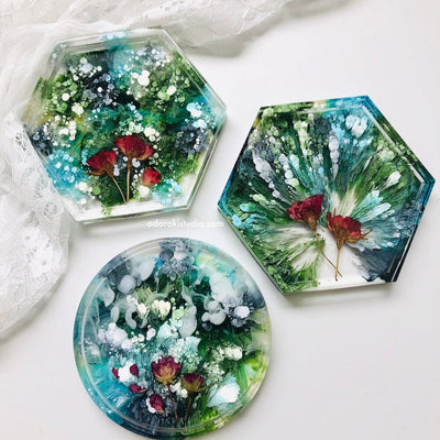 3D Floral with Alcohol Ink in Resin Workshop *Limited Edition*