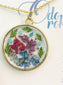 Real Flower Jewellery in Bezel Workshop