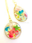 Real Flower Jewellery in Bezel Workshop