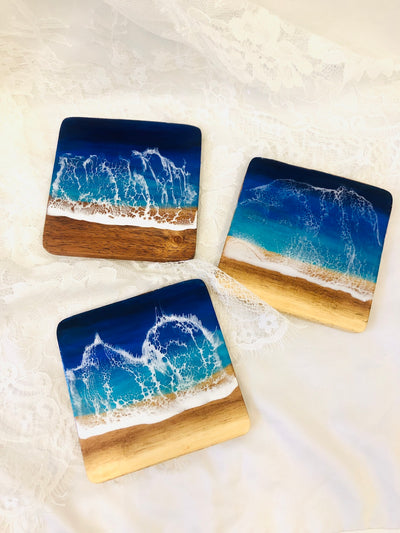 Seascape Coaster/Mini Art Workshop -  Limited Edition