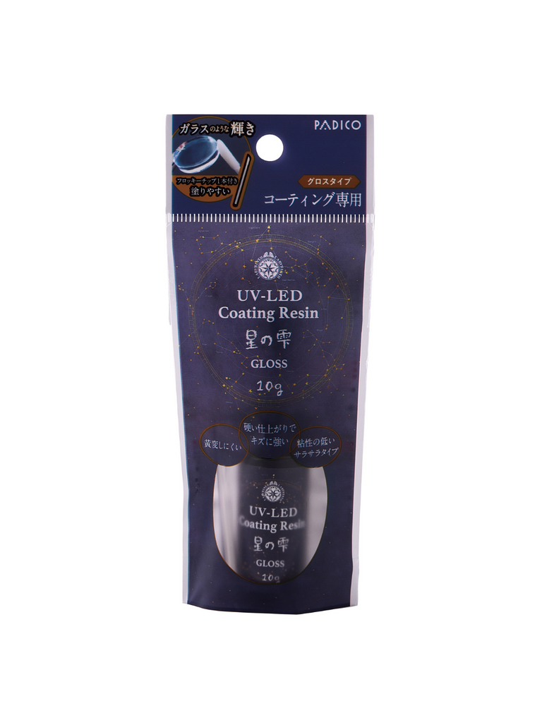 UV-LED Coating Resin "Star Drop" Gloss from PADICO Japan
