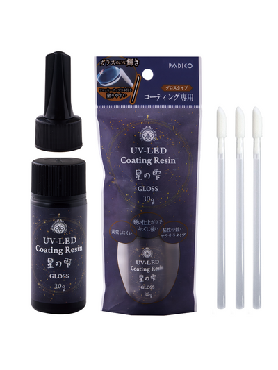 UV-LED Coating Resin "Star Drop" Gloss from PADICO Japan