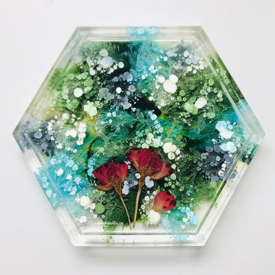 3D Floral with Alcohol Ink in Resin Workshop *Limited Edition*
