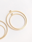 Premium Anti Tarnish High Plated 14k Gold Open Back Bezel - Round