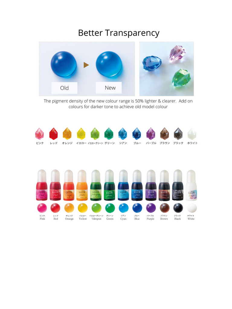 Colorants for UV-LED Resin 12 Basic Jewel Color Set