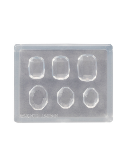 Jewel Mini Mould - Jewelry cut Square & Oval