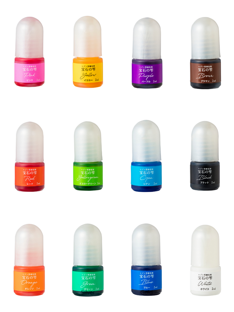 Color Compound Drops Resin Colorant Jewel Drops Basic 12 Color Set – Odoroki Studio