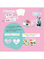 White Matter Seal Sticker - Padico Japan