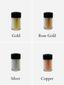 Premium Real Metal Pigment Powder